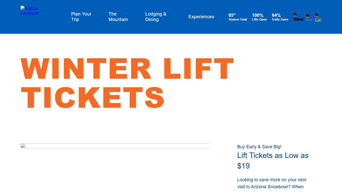 Lift Tickets - Arizona Snowbowl